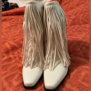 Scarlett Fringe Western Ankle Boot